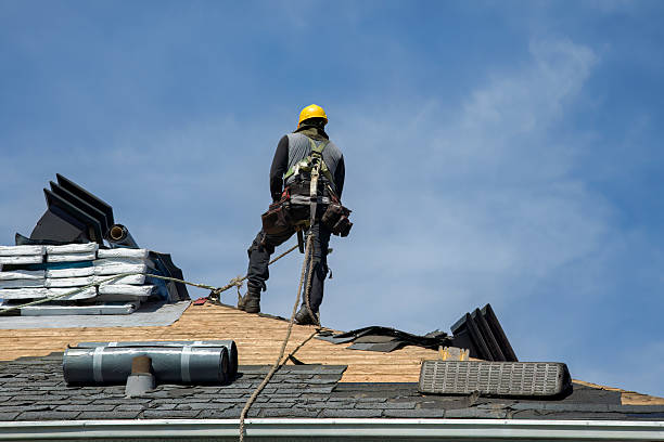 Professional Roof Replacement technician working in Orlando, OK